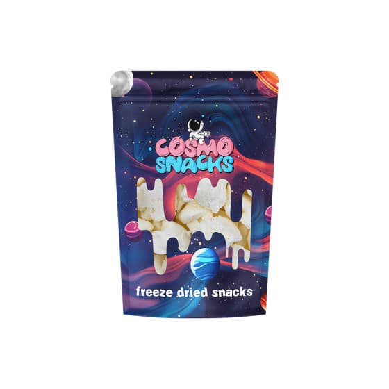 Cosmo Snacks frystorkad vaniljglass, 50 g från COSMO SNACKS – köp hos Coffee Friend