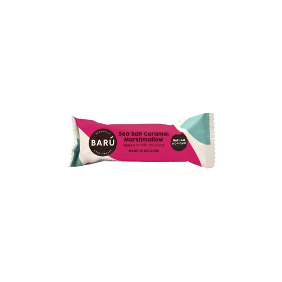 BARU Sea Salt Caramel marshmallow doppad i mjölkchoklad, 30 g från BARÚ – köp hos Coffee Friend