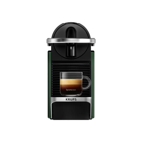 Nespresso Pixie Redesign XN306310 Maskin med kapslar från Krups - Mörkgrön – från Krups – 1818 kr – hos Coffee Friend