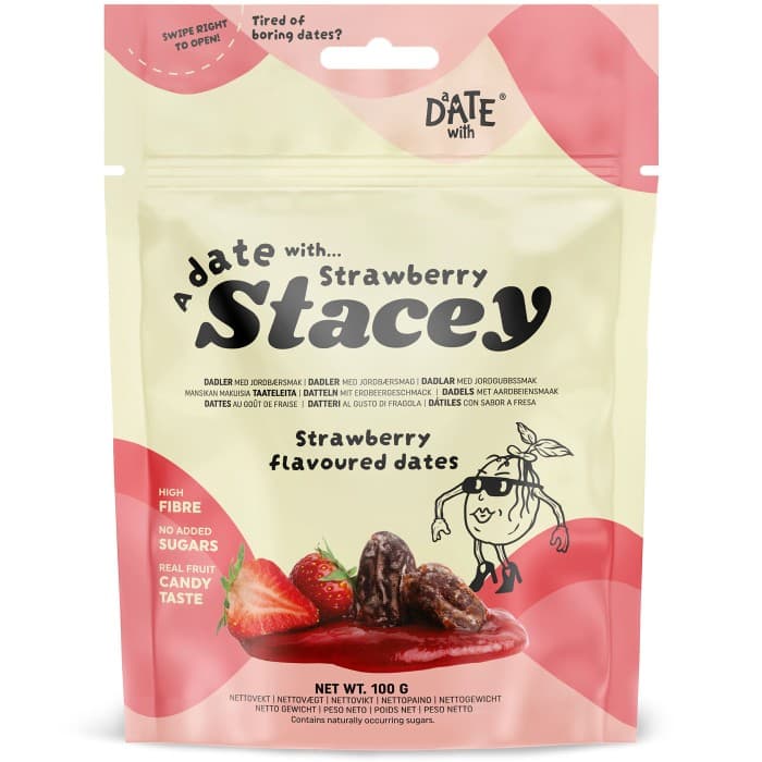 A Date with Dadlar Strawberry Stacey 100g