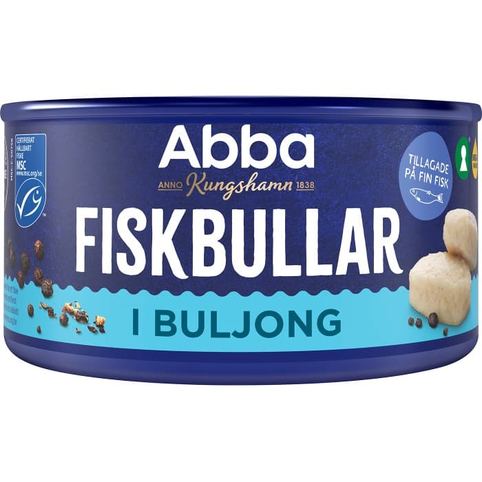 Abba Fiskbullar i Buljong 375g