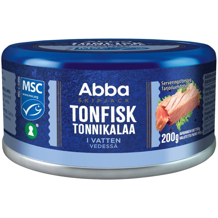 Abba Tonfisk i Vatten 200g