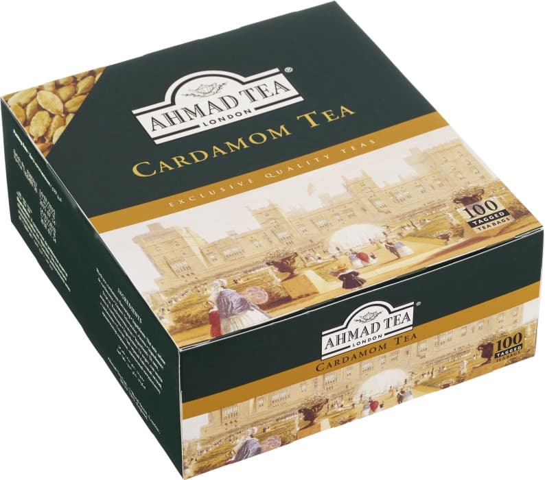 Ahmad Tea Svart Te Kardemumma Tepåsar 100-pack