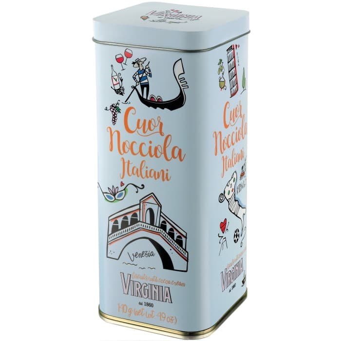Amaretti Virginia Hasselnötshjärtan 140g från Amaretti Virginia - köp hos Delitea
