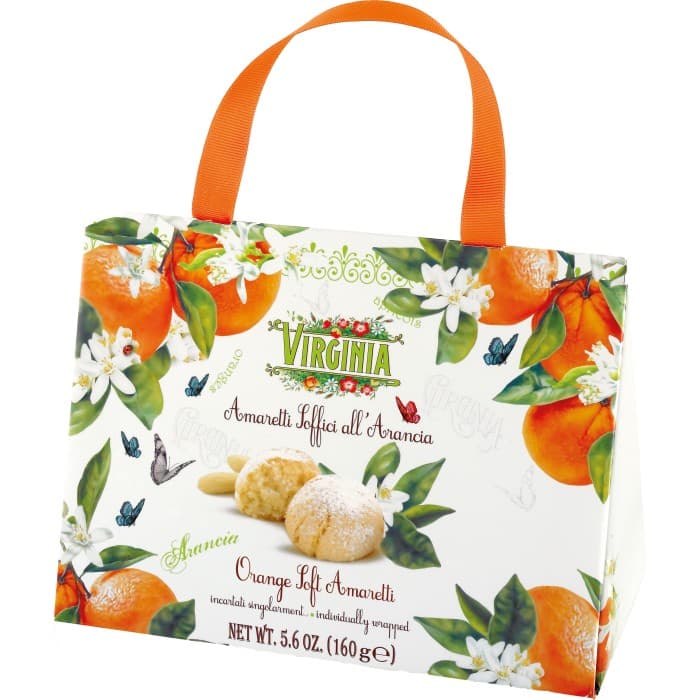 Amaretti Virginia Mandelkaka Apelsin 160g från Amaretti Virginia - köp hos Delitea