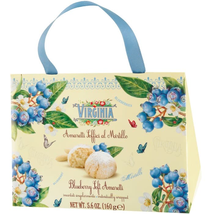 Amaretti Virginia Mandelkaka Blåblär 160g från Amaretti Virginia - köp hos Delitea