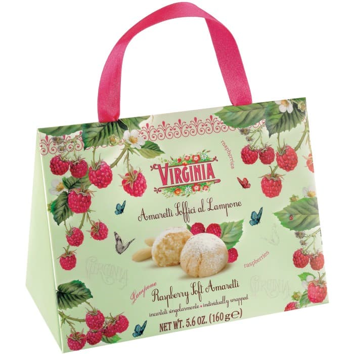 Amaretti Virginia Mandelkaka Hallon 160g från Amaretti Virginia - köp hos Delitea