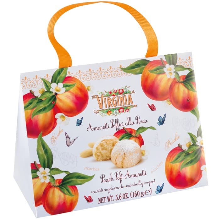 Amaretti Virginia Mandelkaka Persika 160g från Amaretti Virginia - köp hos Delitea