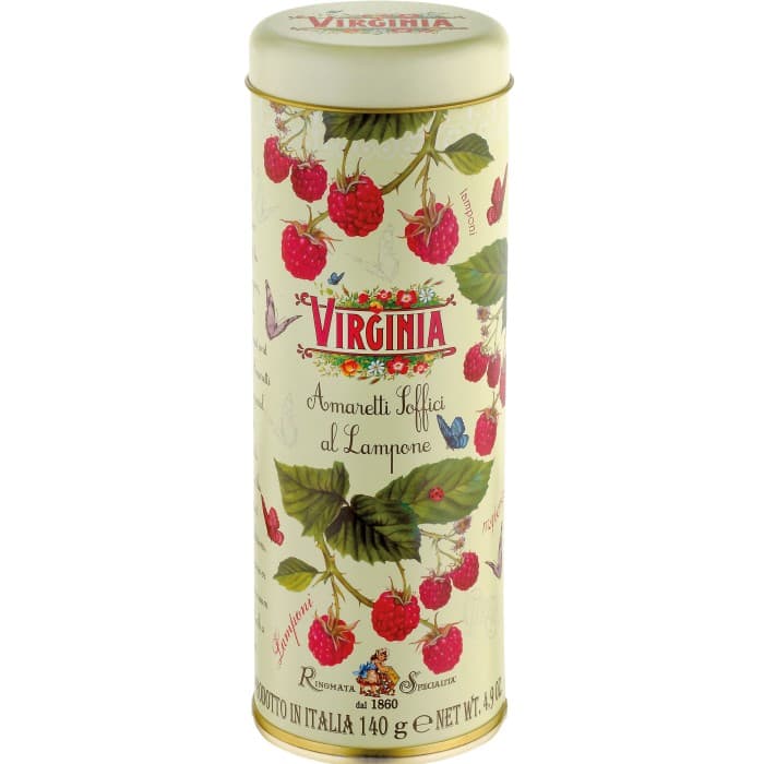 Amaretti Virginia Mandelkakor Hallon 140g från Amaretti Virginia - köp hos Delitea