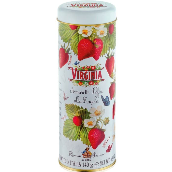 Amaretti Virginia Mandelkakor Jordgubbe 140g från Amaretti Virginia - köp hos Delitea