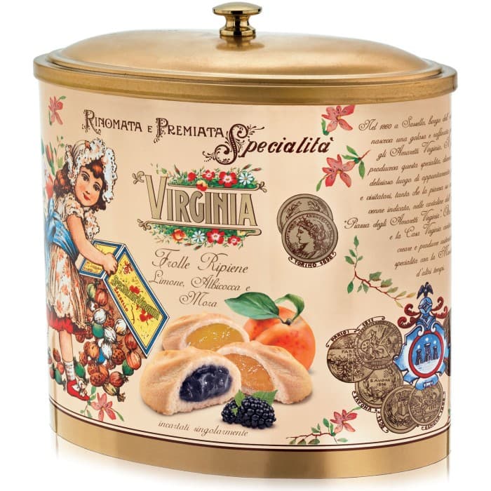 Virginia Mördegskakor Aprikos, Björnbär & Citron 200g från Amaretti Virginia – köp hos Delitea