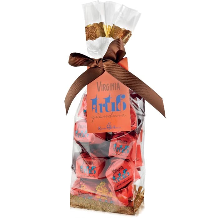 Virginia Mörka Chokladtryfflar Gianduja 180g från Amaretti Virginia – köp hos Delitea