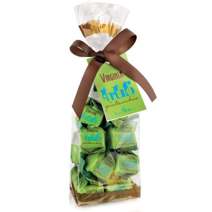 Virginia Vita Chokladtryfflar Pistage 180g från Amaretti Virginia – köp hos Delitea