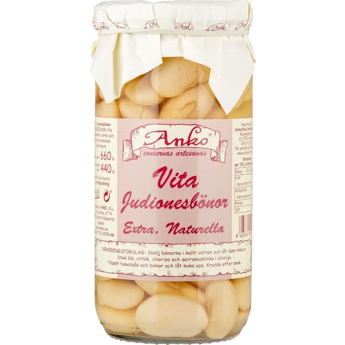 Anko Judiones de la Granja Stora Vita Bönor 660g – från Anko – 95 kr – hos Delitea