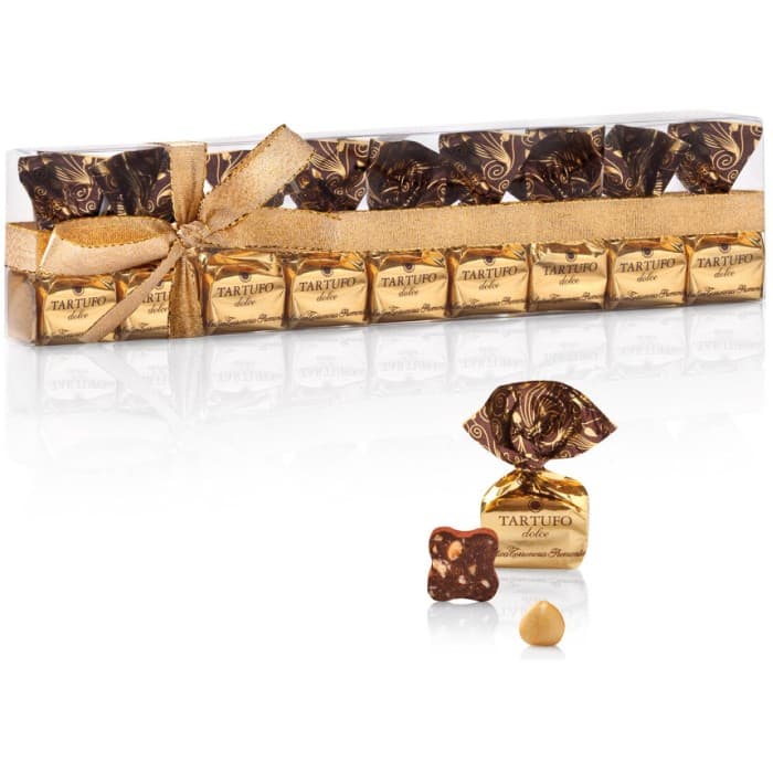 Antica Torroneria Piemontese Tryfflar Mörk Choklad Hasselnöt 125g