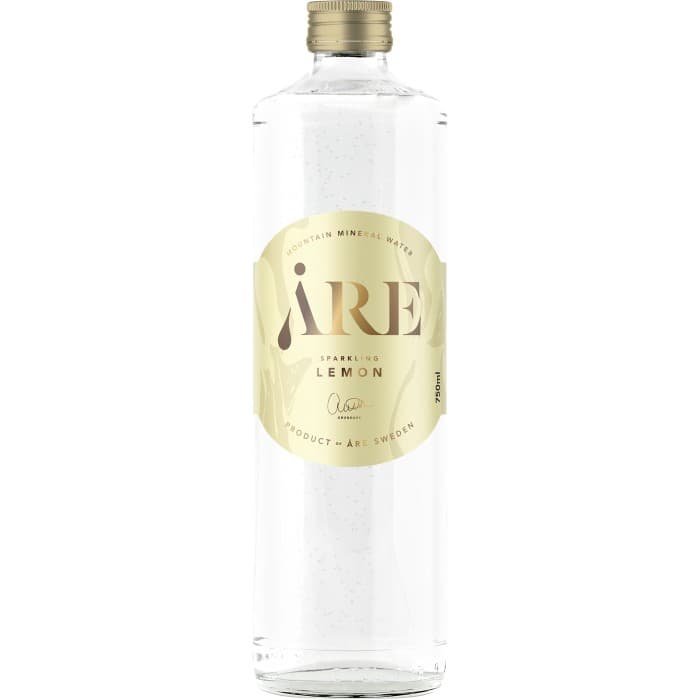 Åre Water Sparkling Lemon Vatten Glasflaska 75cl