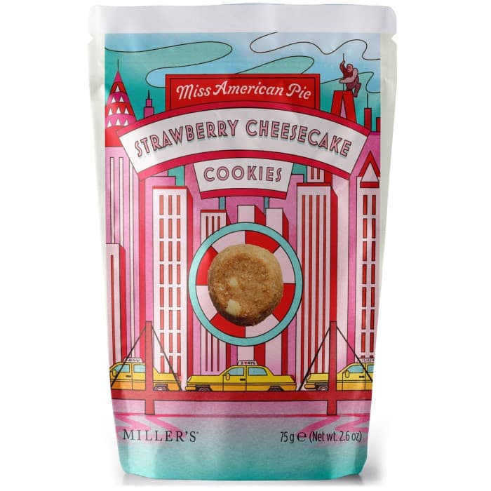 Artisan Biscuits Cookies Strawberry Cheesecake 75g
