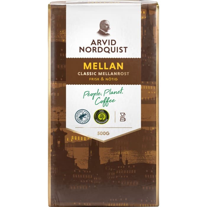 Arvid Nordquist Kaffe Mellanrost Brygg 500g
