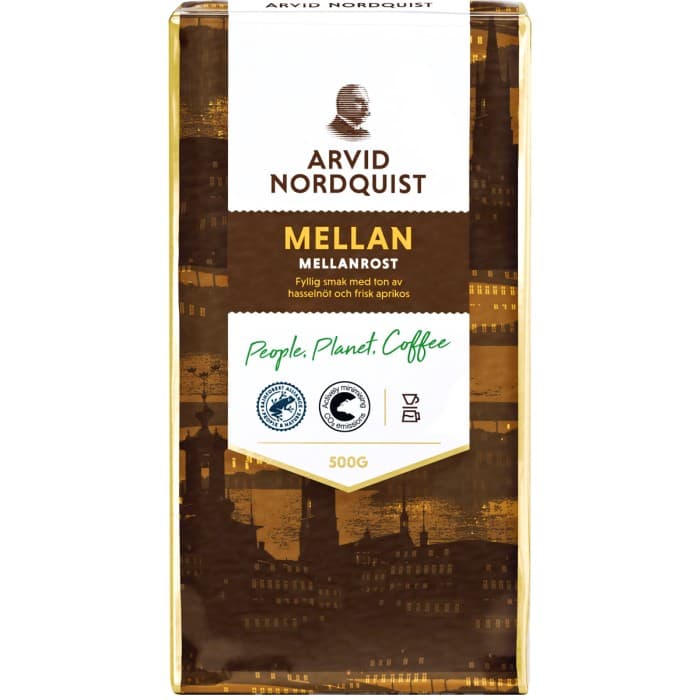Arvid Nordquist Kaffe Mellanrost Brygg 500g från Arvid Nordquist – köp hos Delitea