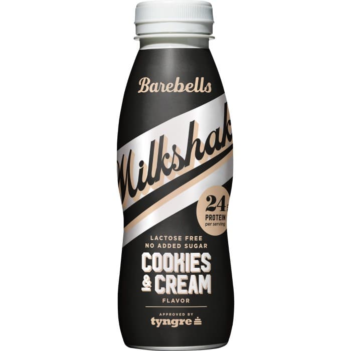 Barebells Cookies & Cream Protein Milkshake Laktosfri 330ml