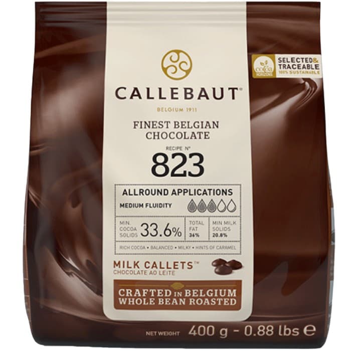 Barry Callebaut Belgium Mjölkchoklad 823 Pellets 33,6% 400g från Callebaut Belgium – köp hos Delitea
