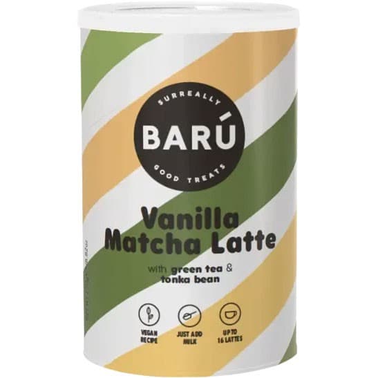 Barú Vanilla Matcha Latte, Green Tea & Natural Vanilla 250g – från Barú – 99 kr – hos Delitea