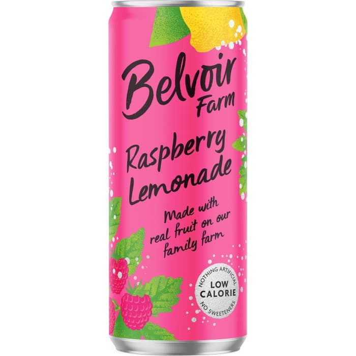Belvoir Farm Burk Hallonlemonad Low Calorie 330ml från Belvoir Fruit Farms – köp hos Delitea