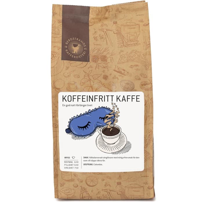 Bergstrands Kafferosteri Koffeinfritt 250g