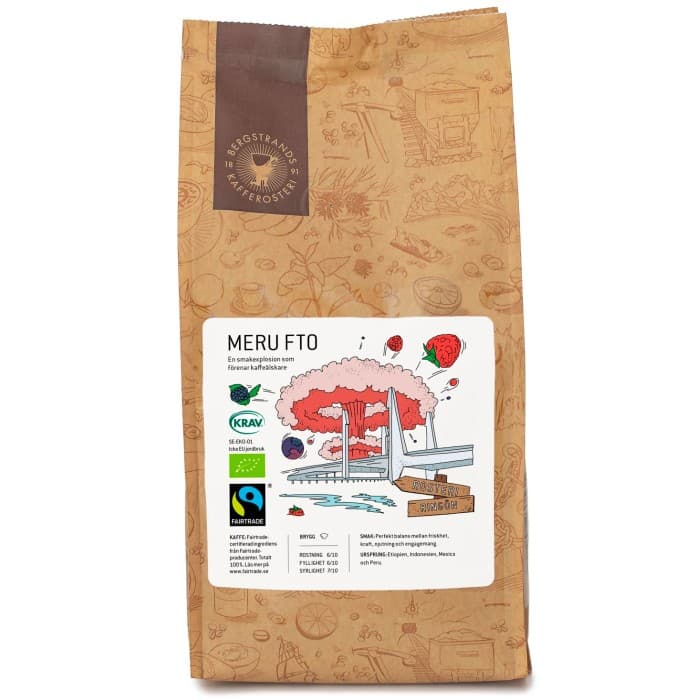 Bergstrands Kafferosteri Meru Fairtrade 250g