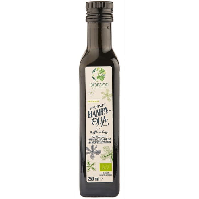 Biofood Hampafröolja Kallpressad 250ml