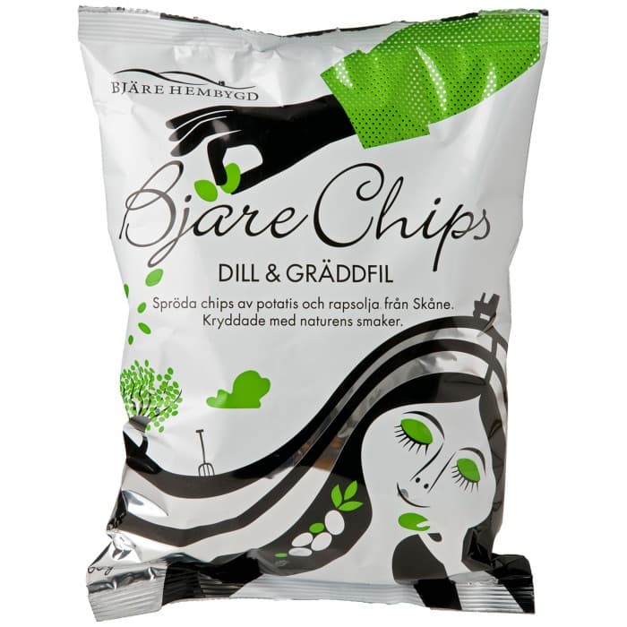 Bjäre Chips Dill & Gräddfil 200g
