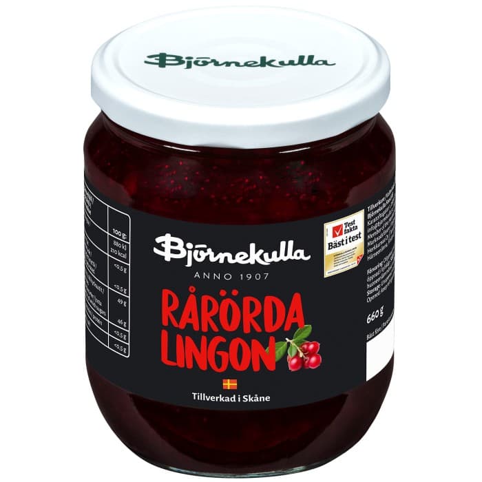 Björnekulla Rårörda Lingon 660g från Björnekulla – köp hos Delitea