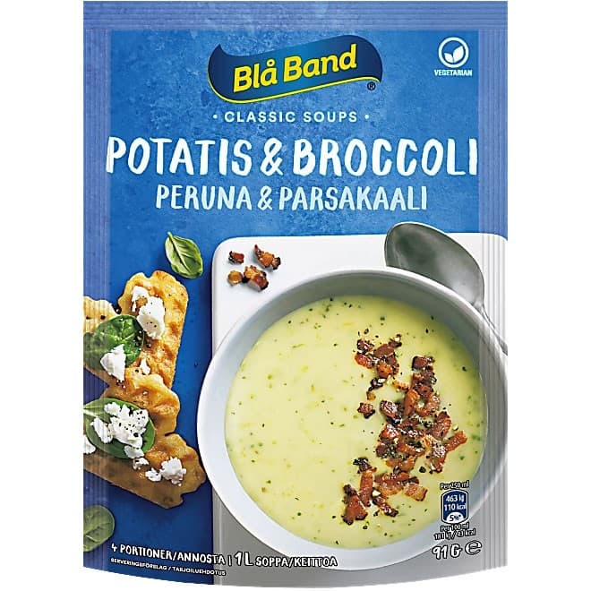 Blå Band Potatis & Broccolisoppa Pulver 91g