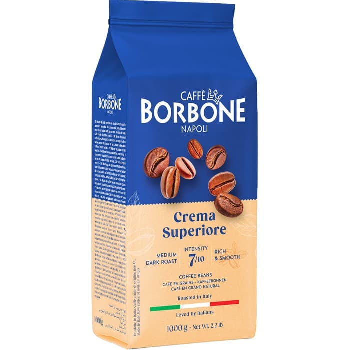 Borbone Hela Kaffebönor Crema Superiore 1000g – från Borbone – 189 kr – hos Delitea
