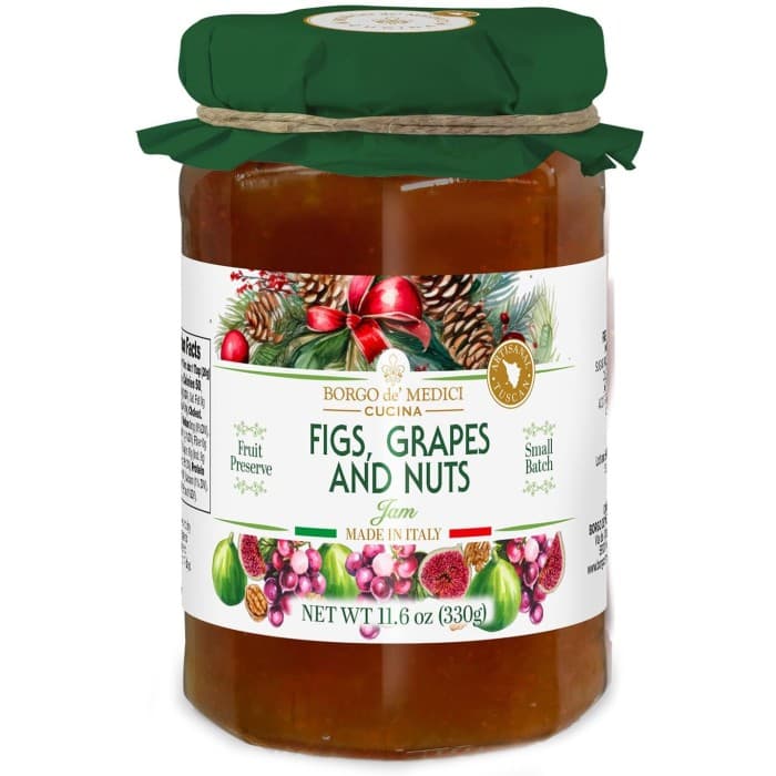 Borgo de Medici Julmarmelad Fikon, Vindruvor & Nötter 330g