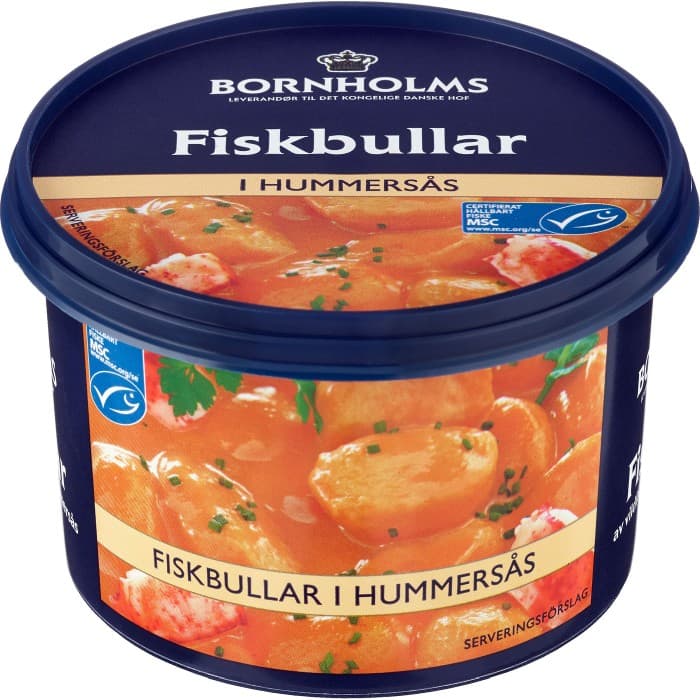 Bornholms Fiskbullar i Hummersås 375g