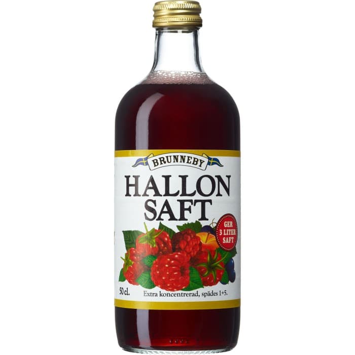 Brunneby Extra Koncentrerad Hallonsaft 50cl