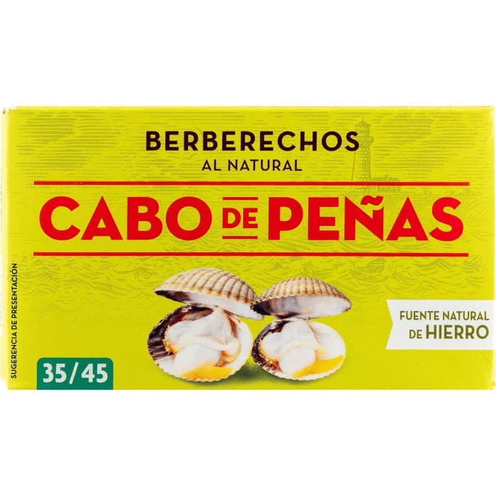 Cabo de Peñas Berberechos Hjärtmusslor i Vatten 85g