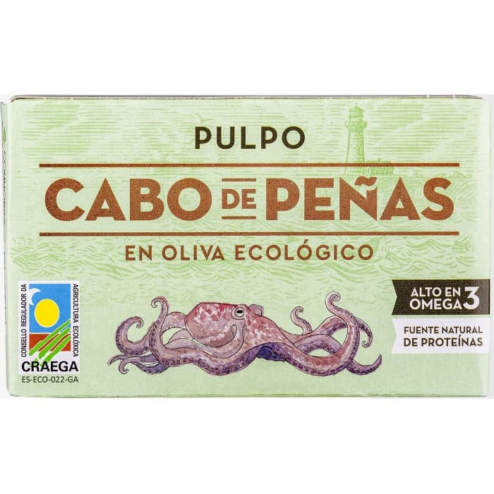 Cabo de Peñas Pulpo Bläckfisk i Olivolja 111g