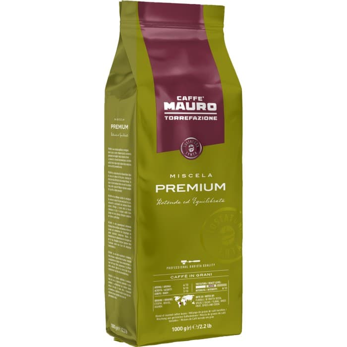 Caffè Mauro Premium 50/50 Bönor 1kg