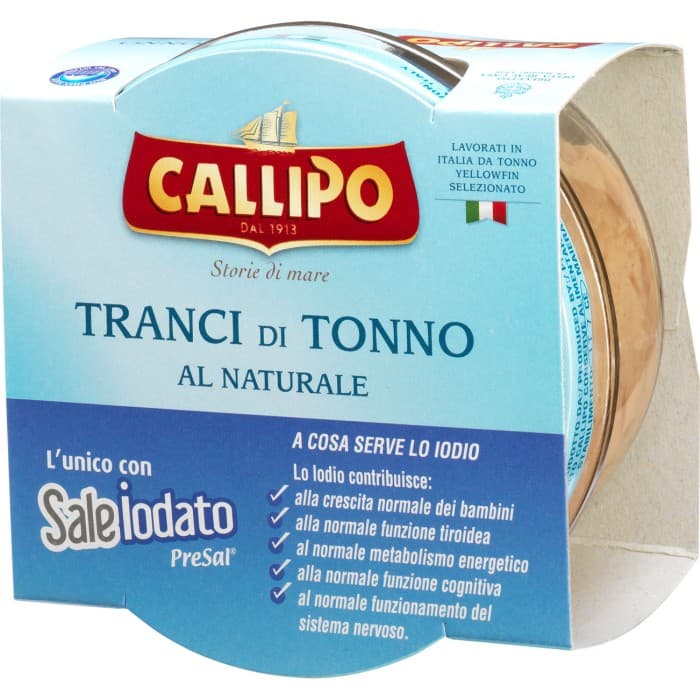 Callipo Tonfisk i Vatten i Glasburk 160g