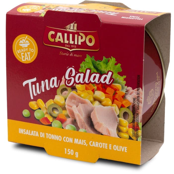 Callipo Tonfisksallad med Morötter, Oliver & Majs 150g