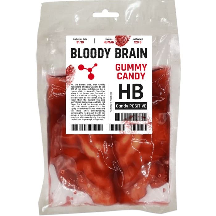 Candy Positive Bloody Brain Gummy Candy 120g