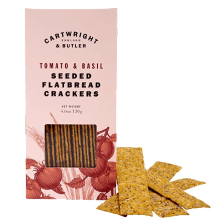 Cartwright & Butler Flatbread Tomat & Basilika 130g