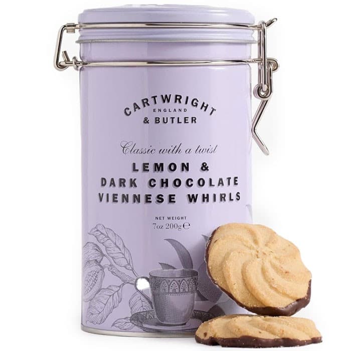 Cartwright & Butler Lemon & Dark Chocolate Viennese Whirls 200g