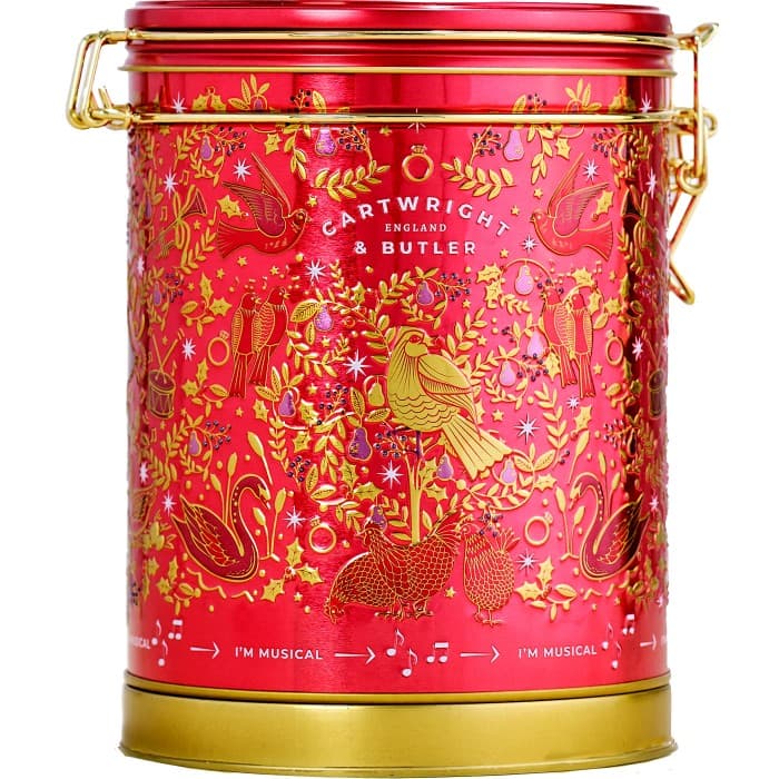 Cartwright & Butler Plåt Christmas Musical Plåt XL med Speldosa 400g