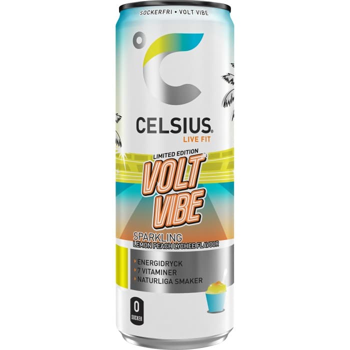 Celsius Volt Vibe Energidryck 35,5cl – från Celsius – 23 kr – hos Delitea