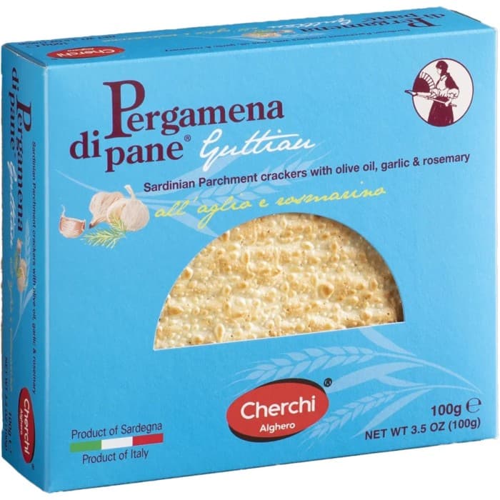 Cherchi Bröd Guttiau Sardinien Vitlök & Rosmarin 100g