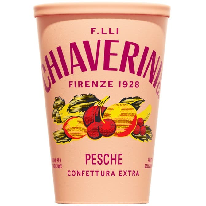 Chiaverini Marmelad/Sylt Extra Persika 320g