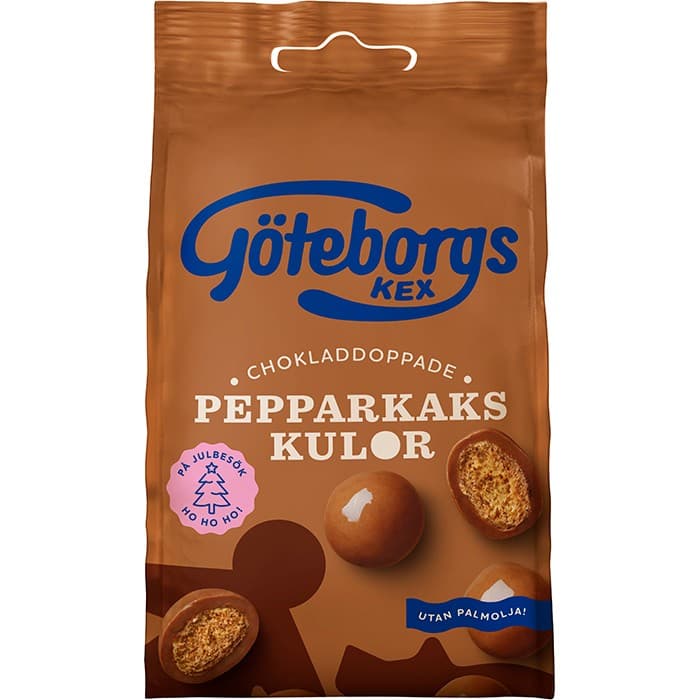 Göteborgs Kex Chokladdoppade Pepparkakskulor 120g
